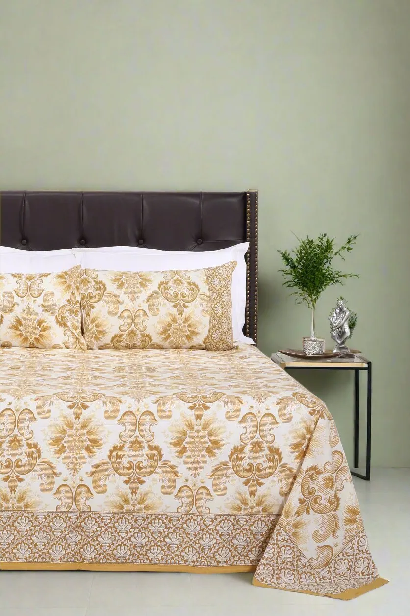 Classic Damask Cotton Bedsheet