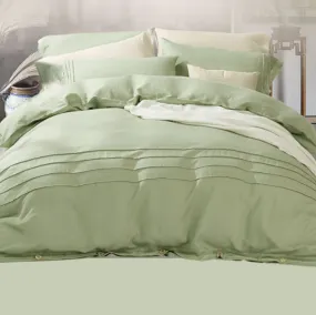 Comfortable Pure Color Soft Linen Bedding Set