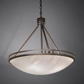 Compass 9924-30-SFM Indoor/Outdoor Semi Flush Mount Pendant By Ultralights Lighting