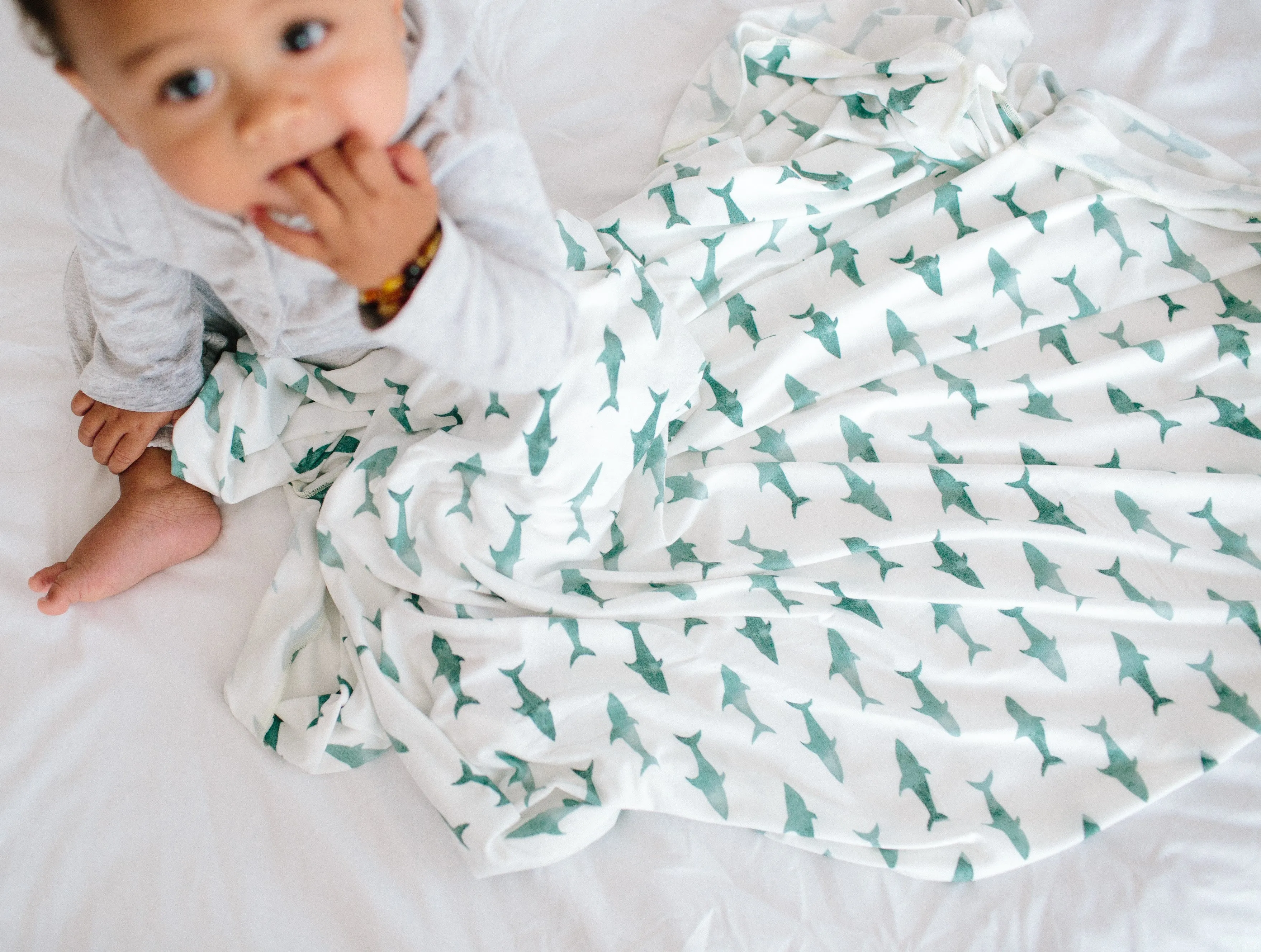 Copper Pearl Pacific Knit Swaddle Blanket