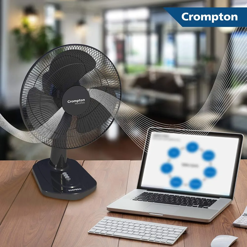 CROMPTON TABLE FAN - HS TORPEDO  - 400MM