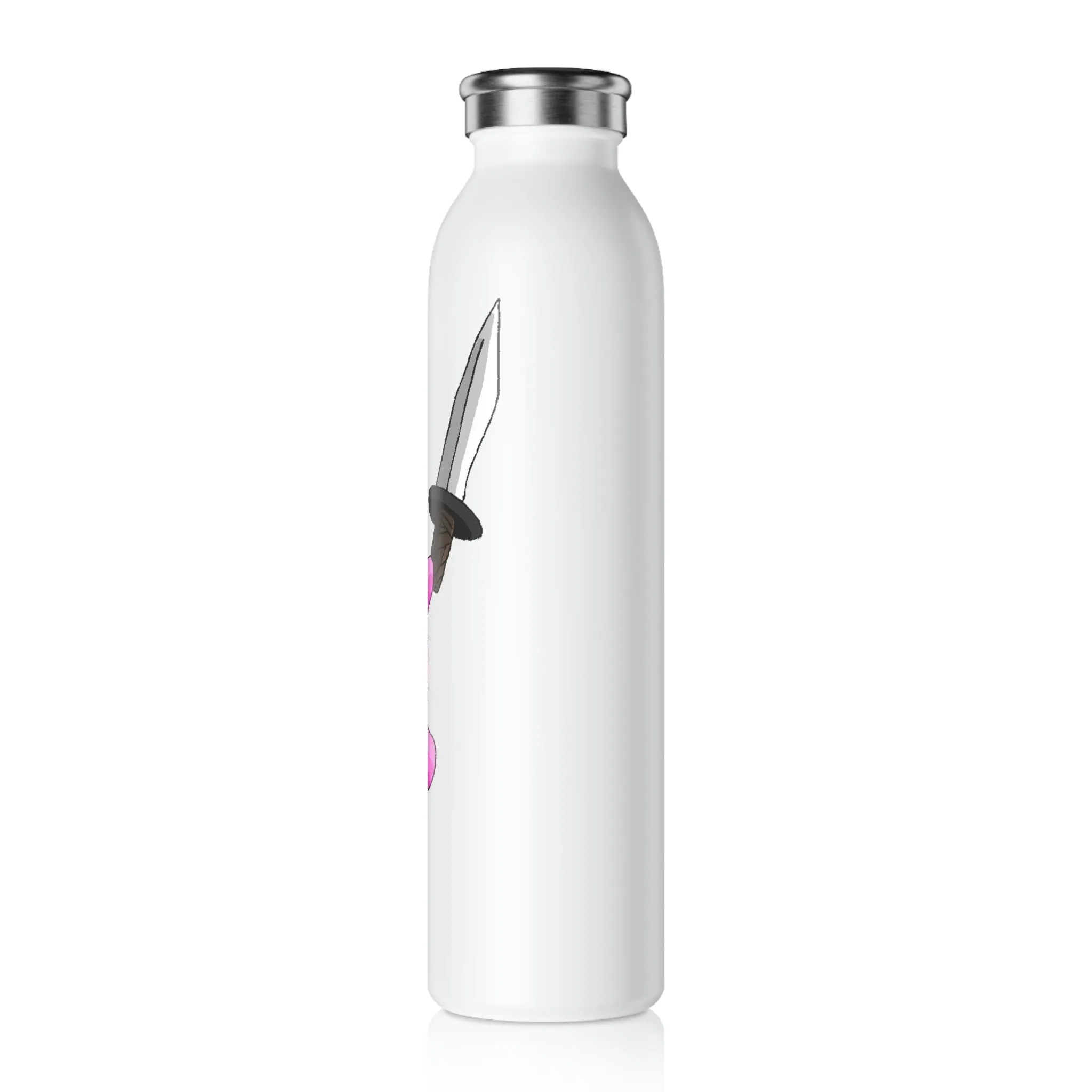 Curswordsman Slim Water Bottle