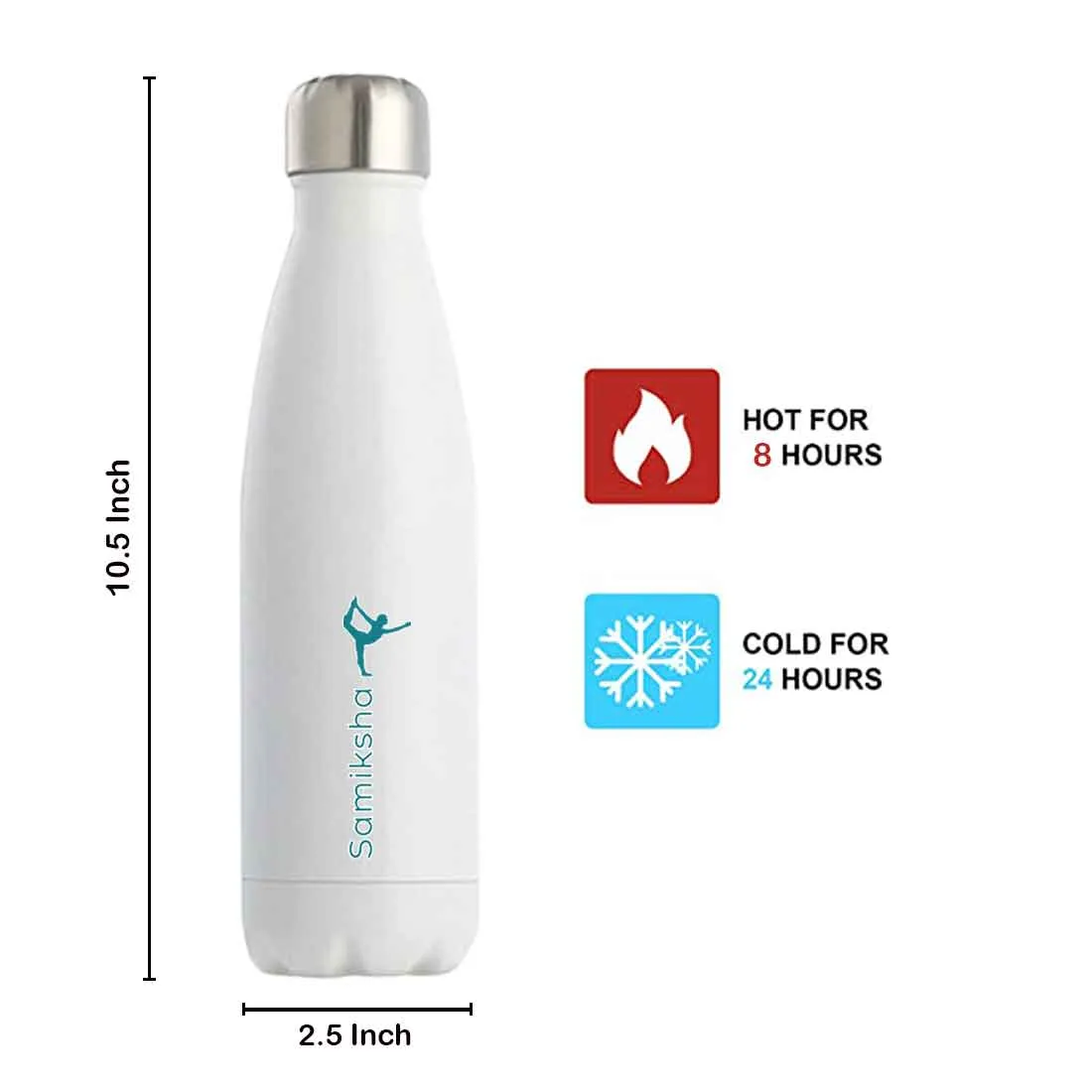 Customized Water Bottles with Names Stainless Steel Cola Shape Water Bottle