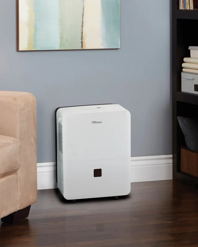 Danby Premiere 45 Pint Dehumidifier in White - DDR45B3WP