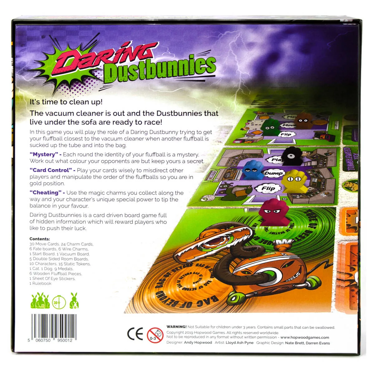 Daring Dustbunnies Board Game