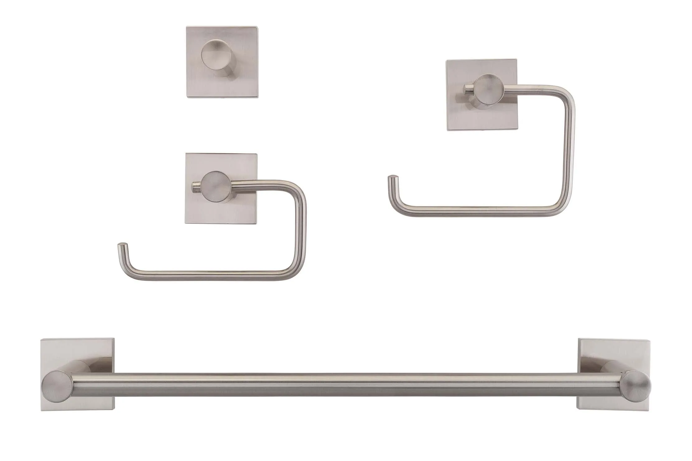 Daytona Satin Nickel Bathroom Hardware Set