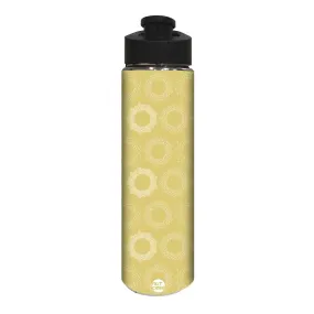 Designer Small Water Bottle Stainless Steel Sipper - Circle