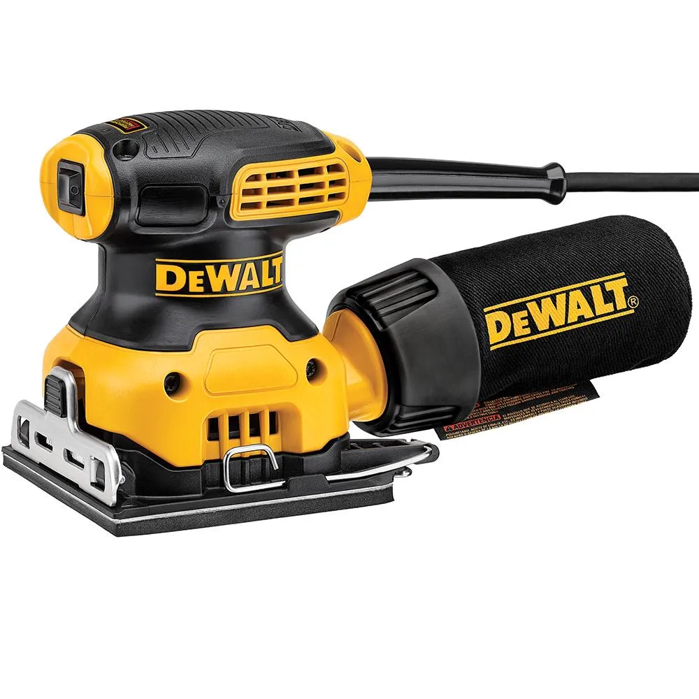 DeWALT DWE6411K 1/4-Inch 2.4 Amp 12,000 Opm Corded Sheet Sander Kit w/ Bag