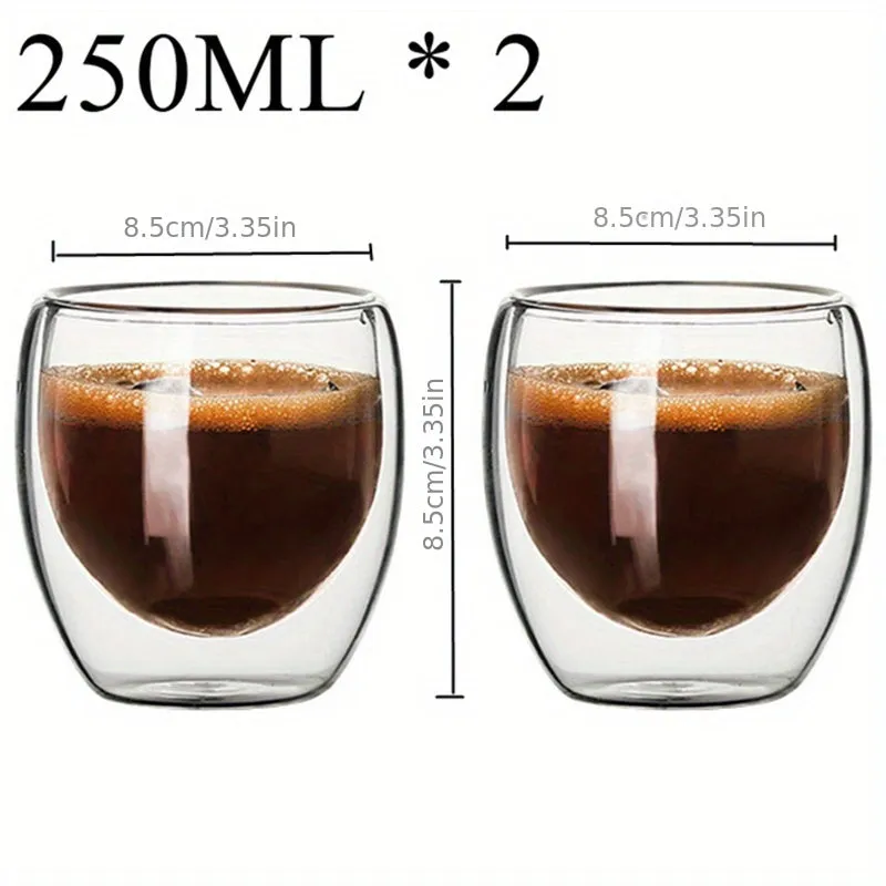 Double Wall Glass Coffee Mugs