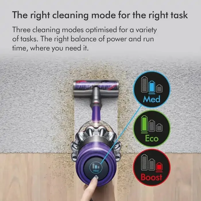 Dyson V11 ADVANCED24 Cordless Vacuum Cleaner With Up To 60 Minutes Run Time - Nickel/Purple