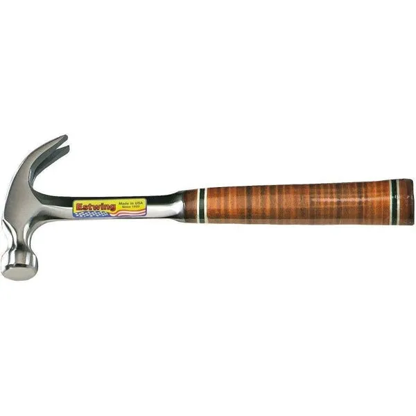 E24C - Estwing  Curved Claw Hammer - Leather Grip 24oz