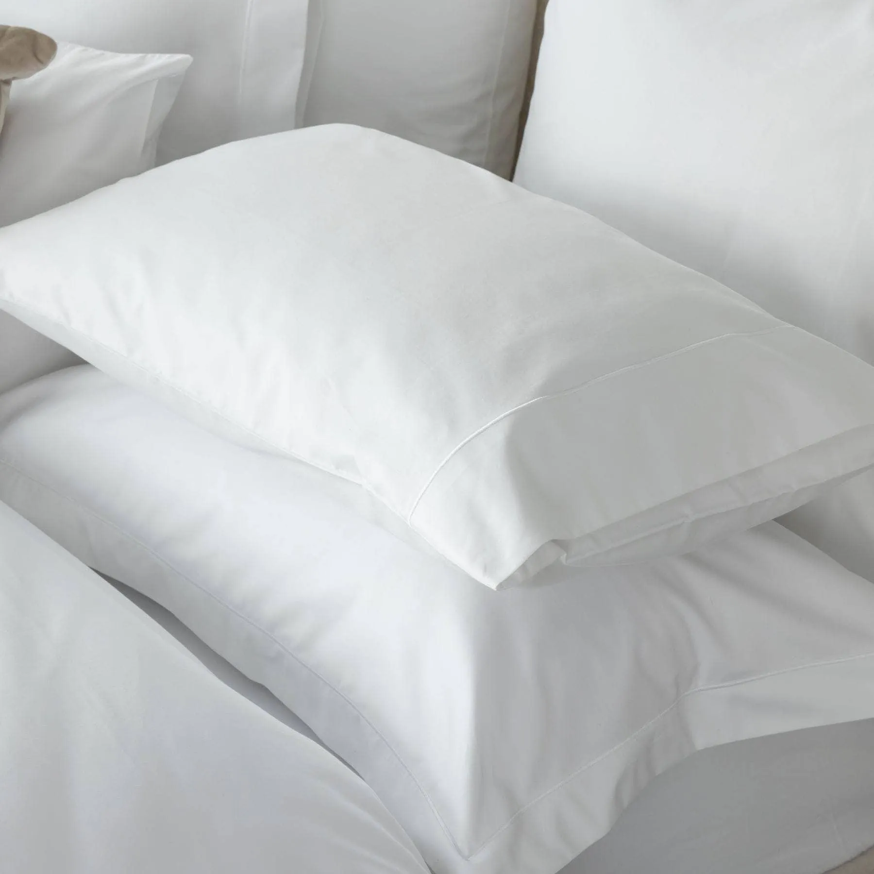 Egyptian Cotton Oxford Duvet Cover - White