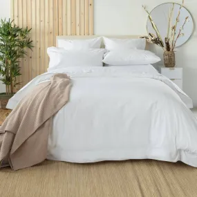 Egyptian Cotton Oxford Duvet Cover - White