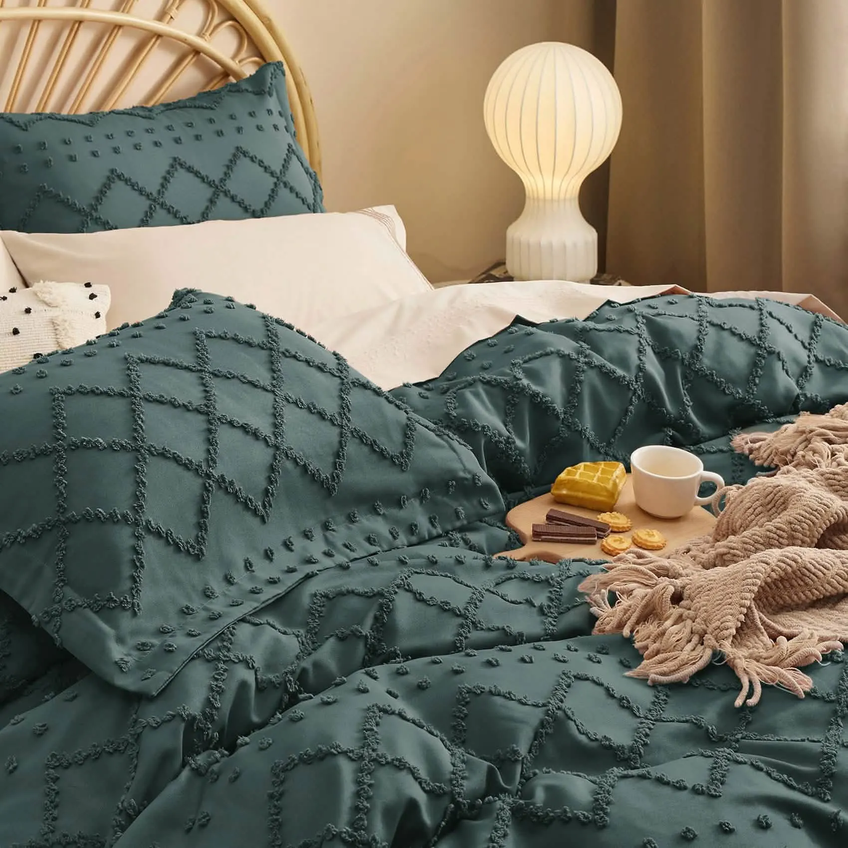 Embroidery Boho Duvet Cover Set