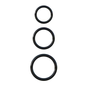 Fantasy C-Ringz Silicone Ring Stamina Set - Black