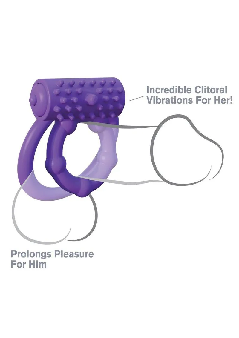 Fantasy C-Ringz Silicone Vibrating Prolong Performance Cock Ring