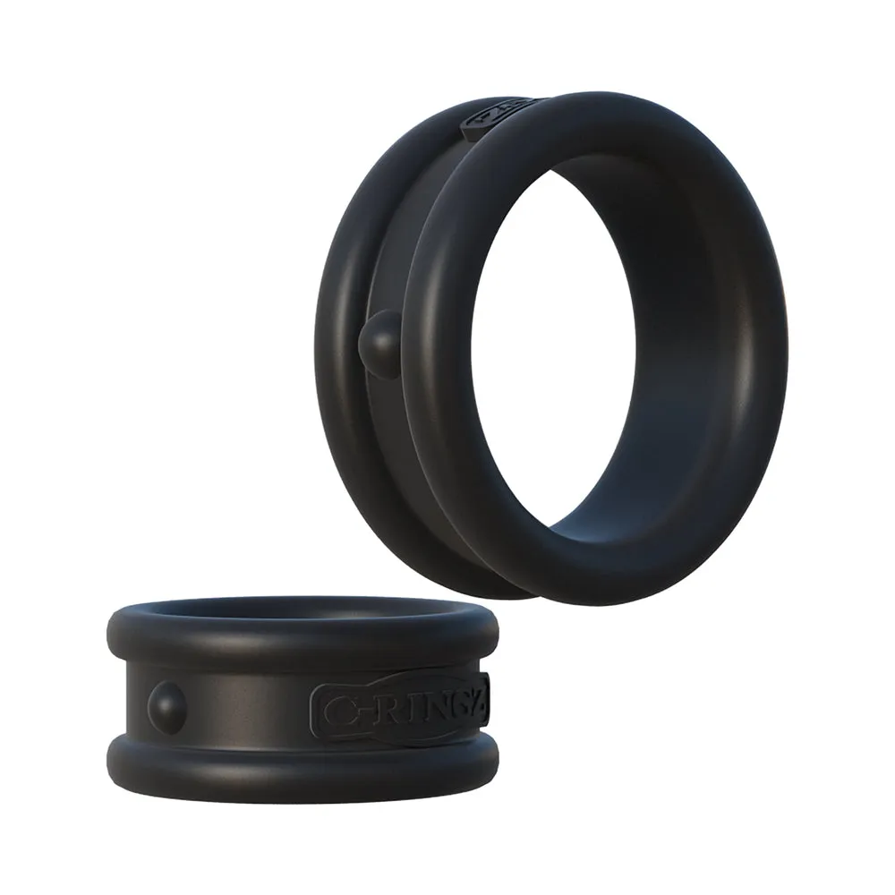 Fcr Max Width Silicone Rings Black