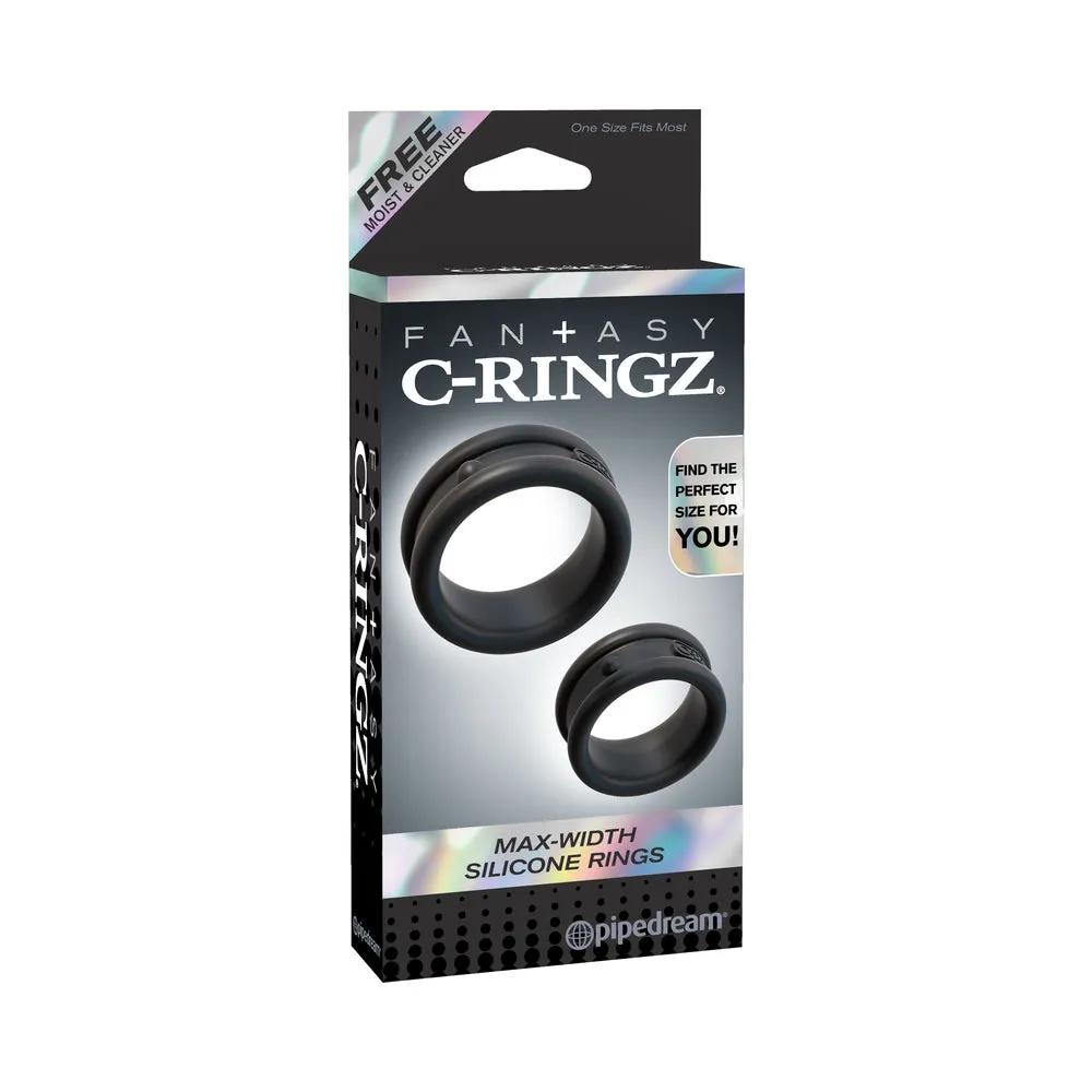 Fcr Max Width Silicone Rings Black