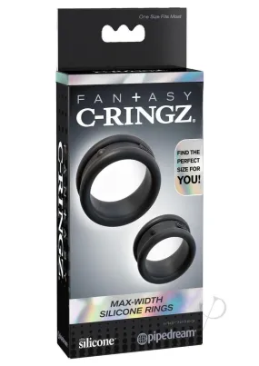 Fcr Max Width Silicone Rings Black