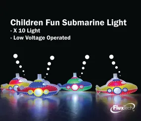 FluxTech - Fantastic Children Submarine 10 x LED String Lights - Low Voltage Operated [Energy Class A  ]