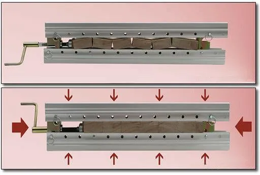 Frontline Wood Clamp System - Flatten & Clamp in One Action (1220mm/48inch)