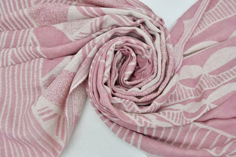 Fuchsia Sunrise 100% Cotton Towel