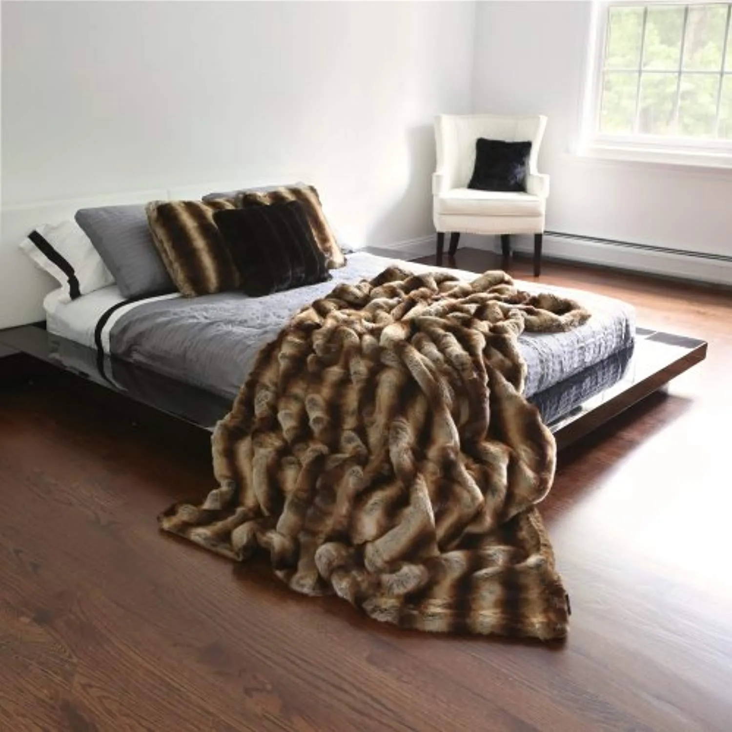 Full Blanket - Chinchilla - 58"W x 84"L - (1 Throw)