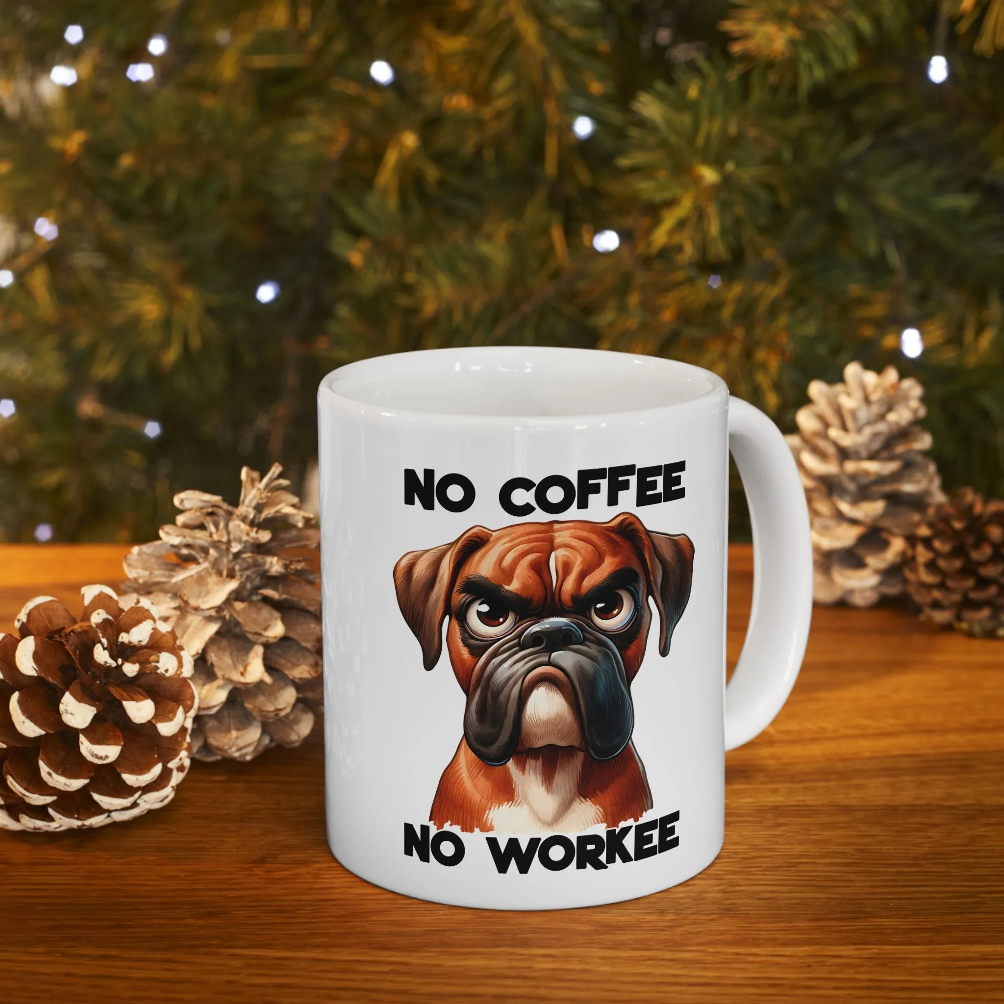 Funny Boxer Dog Ceramic Mug - Perfect Gift for Dog Lovers