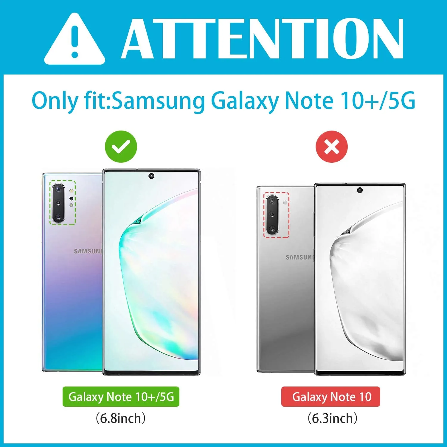 Galaxy Note 10 / 10 Plus/ 10  5G Ultra Protection Clear Case | ProCase