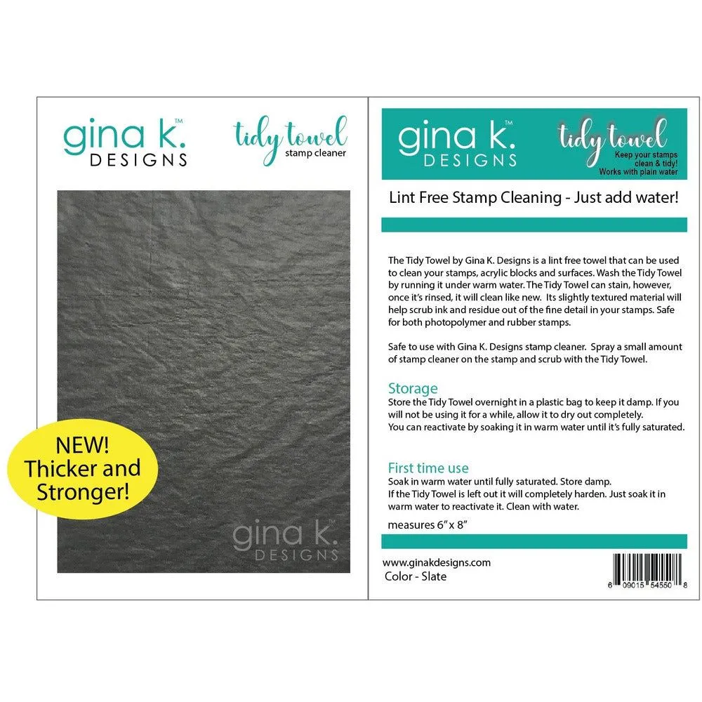 Gina K. Designs Tidy Towel Stamp Cleaner - New & Improved!