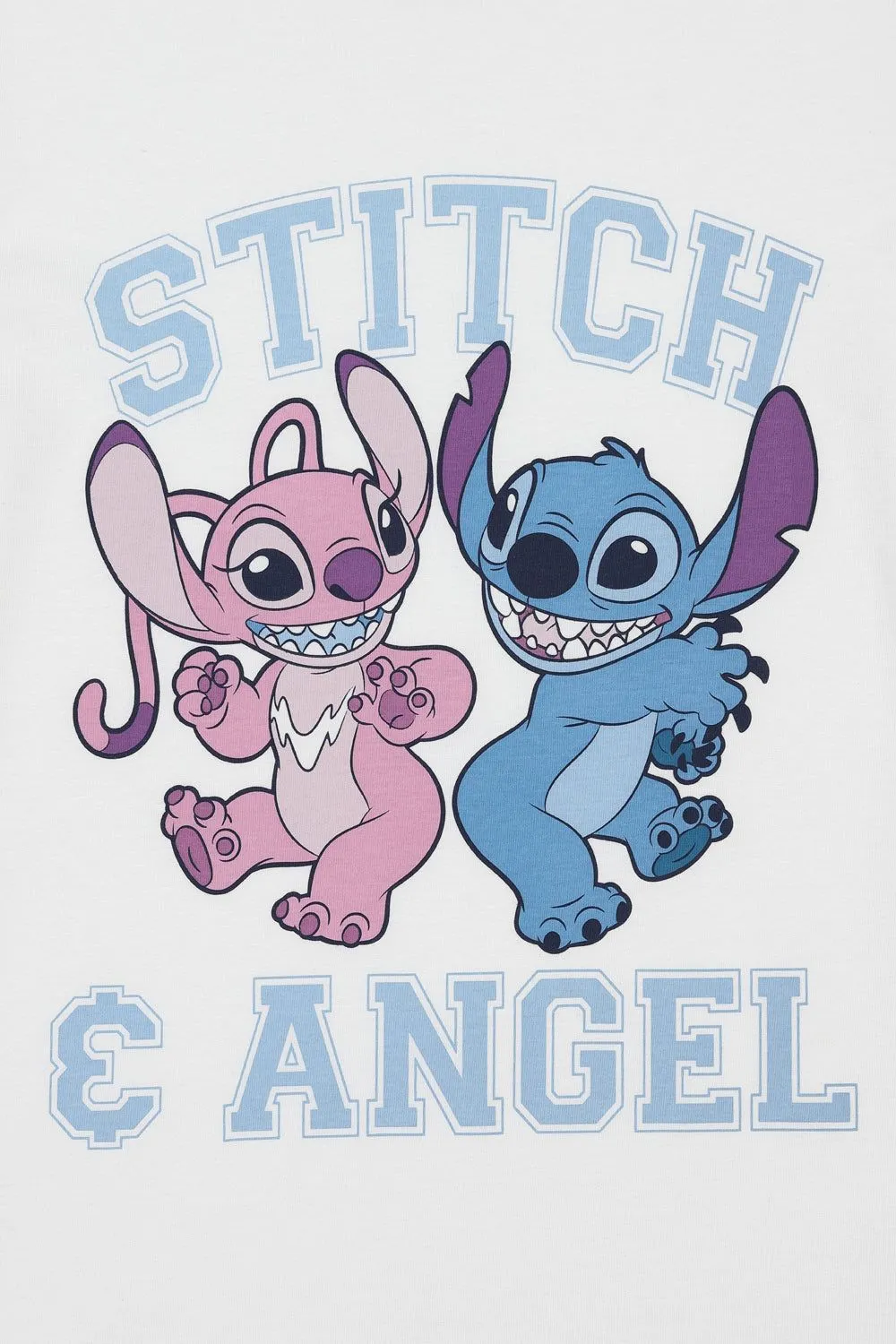 Girls Disney Lilo And Stitch, Angel Long Pyjamas Set W23