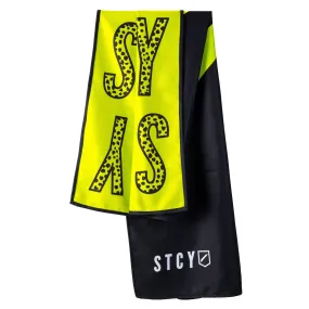 GLAM ROCK BEACH TOWEL / GREEN