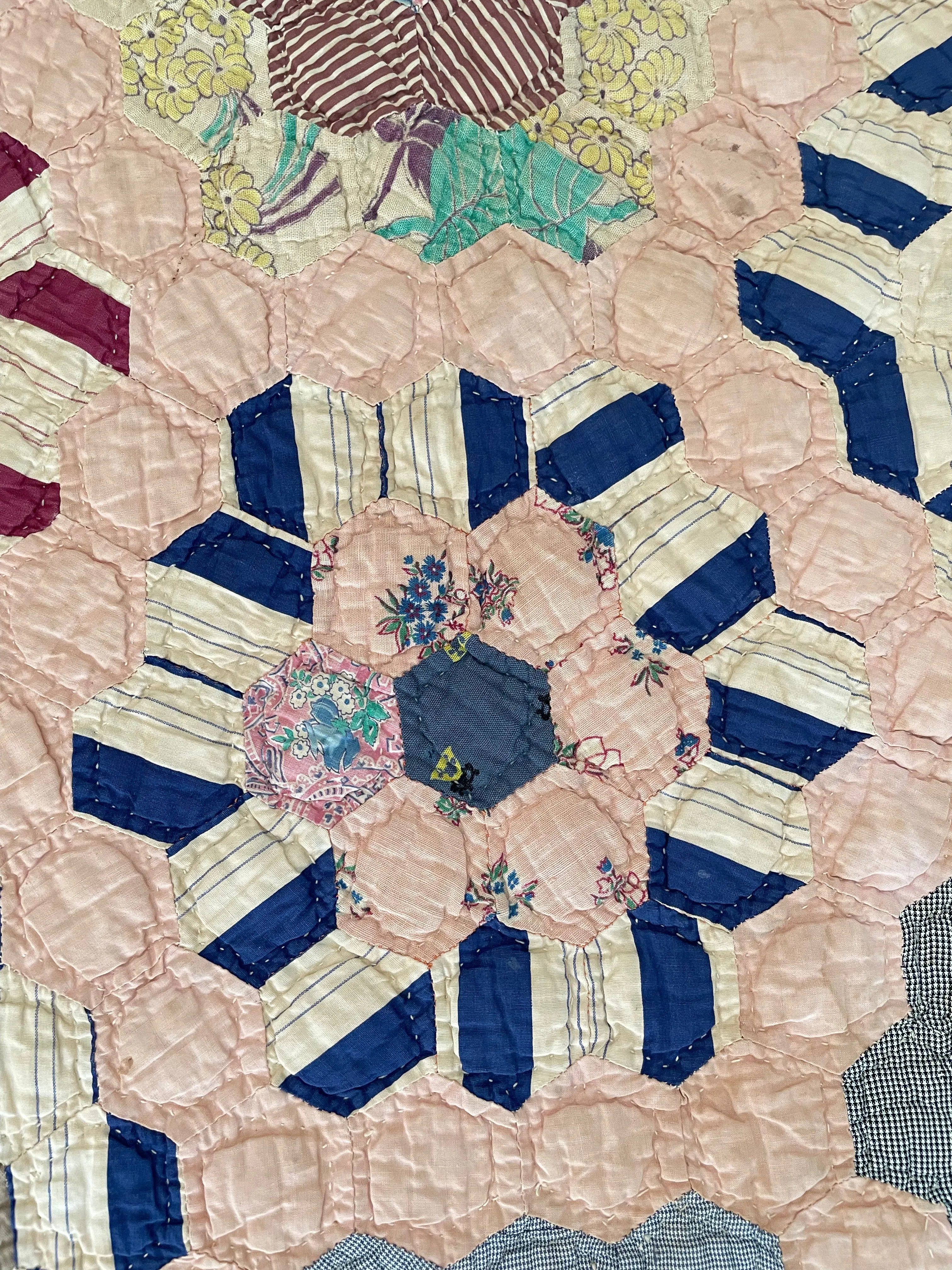 Grandma's Garden 1930s Quilt