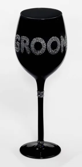 Groom Wine Glass