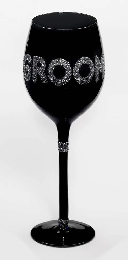 Groom Wine Glass