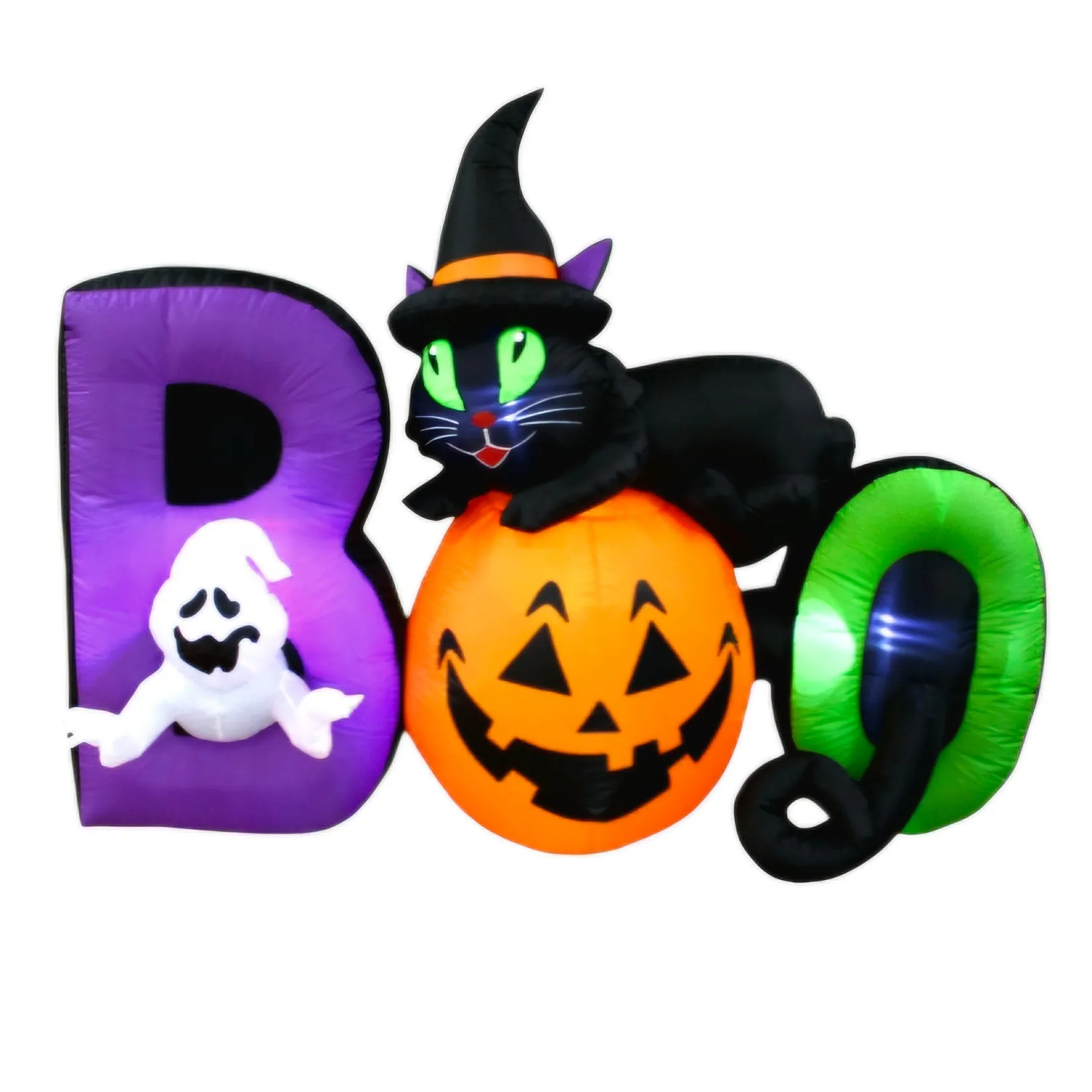 Halloween Boo! - 5.4FT Tall Illuminated Inflatable