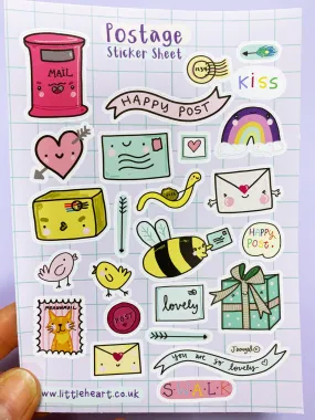 Happy Post Sticker Sheet