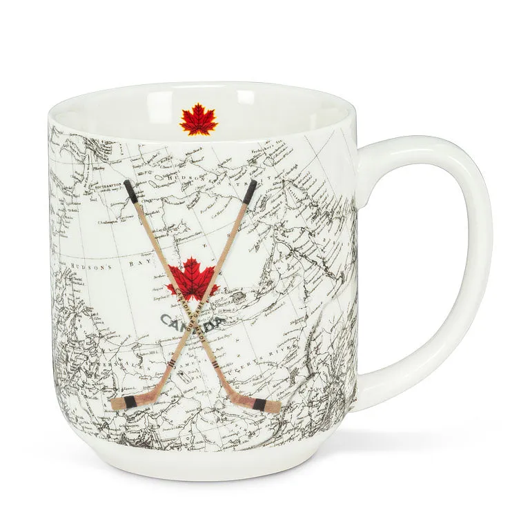 Hockey Sticks &amp; Map Mug