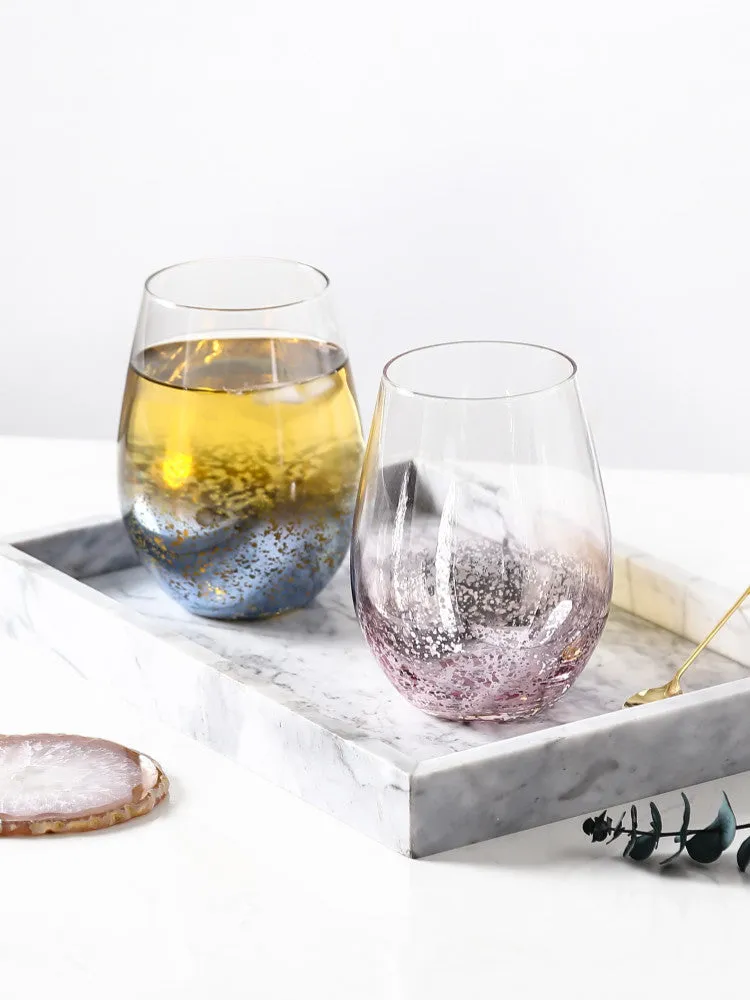 Home Starry Sky Glass Water Cup