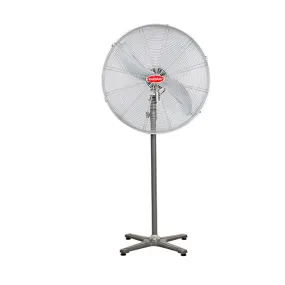 Hurricane Standing Fan 2 Blades Silver Motor Power 230W