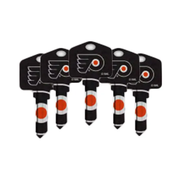 Ilco - NHL TeamKeys - Key Blank - Philadelphia Flyers - SC1 (5 Pack)