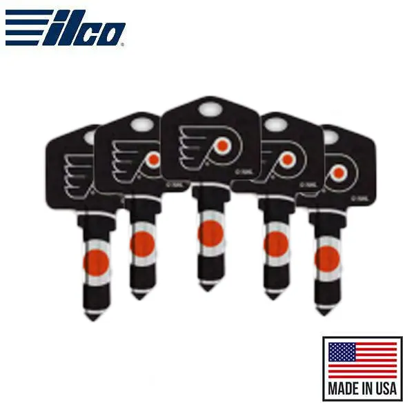 Ilco - NHL TeamKeys - Key Blank - Philadelphia Flyers - SC1 (5 Pack)