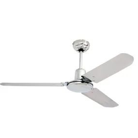 Industrial Ceiling Fan 3 Blades Chrome