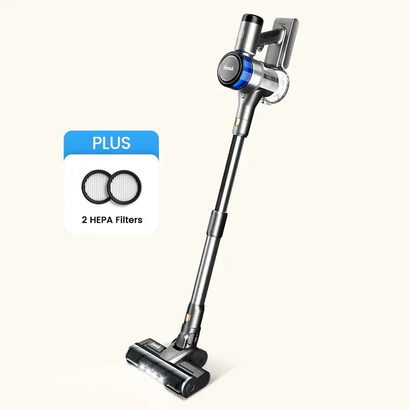 INSE S9 Cordless Stick Vacuum 30Kpa For Carpets With Smart Induction and LED Screen