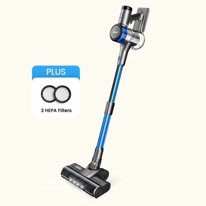 INSE S9 Cordless Stick Vacuum 30Kpa For Carpets With Smart Induction and LED Screen