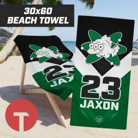 Isotopes - 30"x60" Beach Towel