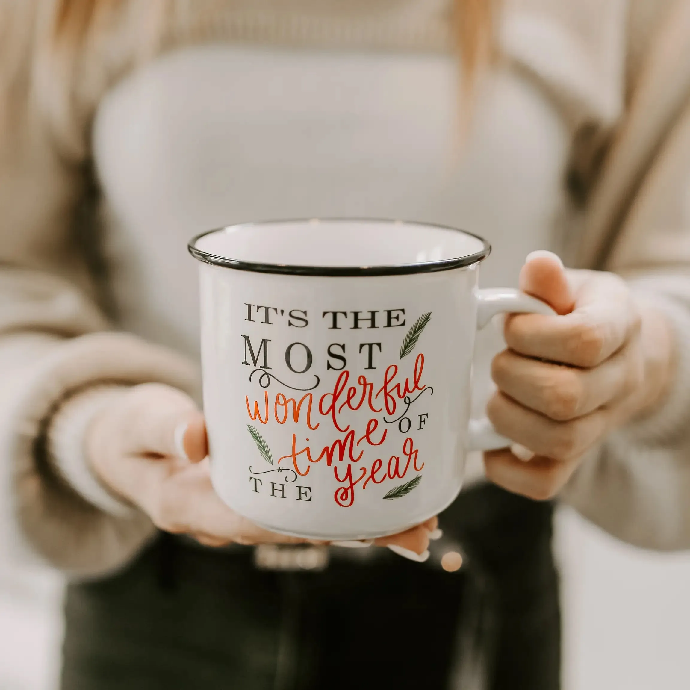 It's The Most Wonderful Time of the Year Ceramic Campfire Coffee Mug