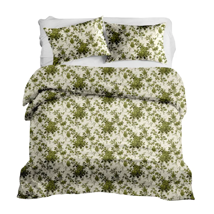 Keaton in Olive Duvet Cover