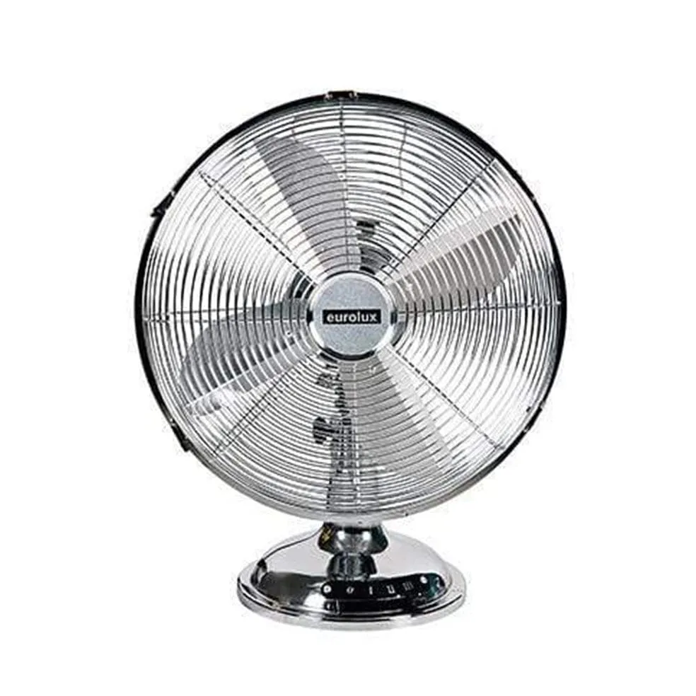 Kim Desk Fan Chrome or Copper