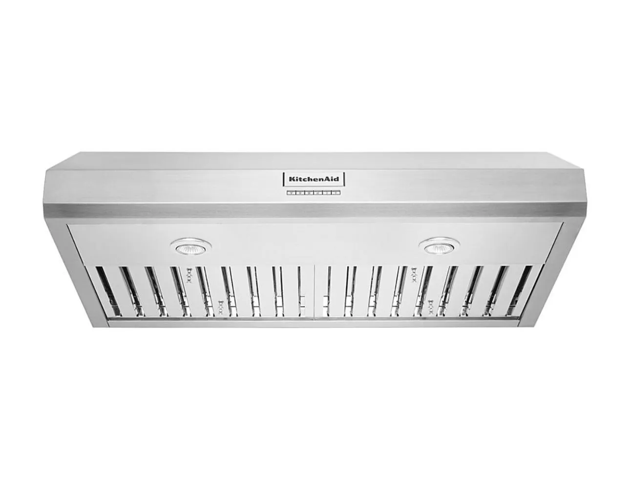 KitchenAid - 36" 585 CFM Motor Class Commercial-Style Under-Cabinet Range Hood System - Stainless Steel
Model:KVUC606KSS